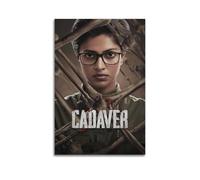 AEUYWQHKEKG Poster decorativo da parete con cadavere, stile vintage, decorazione artistica da parete per soggiorno e camera da letto, 50 x 75 cm, senza cornice