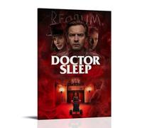 AEUYWQHKEKG Poster di Doctor Sleep su tela, decorazione artistica da parete estetica vintage, decorazione per soggiorno e camera da letto, 60 x 90 cm, con cornice