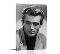 AEUYWQHKEKG Poster di James Dean - Stampa artistica da parete estetica vintage su tela, decorazione artistica da parete per soggiorno e camera da letto, 30 x 45 cm, con cornice