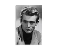 AEUYWQHKEKG Poster di James Dean su tela, decorazione artistica da parete in stile vintage per soggiorno e camera da letto, 60 x 90 cm, senza cornice