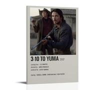AEUYWQHKEKG Poster estetico vintage da parete su tela, motivo: Yuma in formato 3:10 to Yuma, decorazione per soggiorno e camera da letto, 20 x 30 cm, con cornice