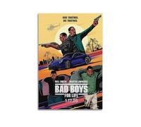 AEUYWQHKEKG Poster su tela, motivo: Bad Boys, decorazione artistica da parete per soggiorno e camera da letto, stile vintage, 50 x 75 cm, senza cornice