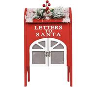 AEVIRAFL Scatola di posta creativa scatola di lettere di Natale in Legno scatole di posta di famiglia scatola di deposito in metallo scatole di posta fatte a Mano(Stile C)