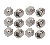 Aexit 1/8' 'filetto maschio 8mm altezza metallo presa esagonale grano vite 12pz (88fd19986e6d1fda6fc357a3c8e87664)