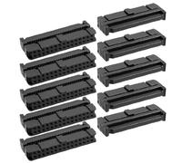 Aexit 10 x 2,54 mm Connettore femmina con cavo piatto a 30 pin, connettore IDC ner-o ID: 533171