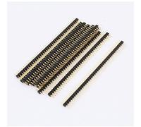 Aexit 10pcs 40 Pin maschio 2.54mm Pitch Breakable Strip singola rotonda Pin Header Socket (833a484f2a8d07514ed2d4339c2c4dee)