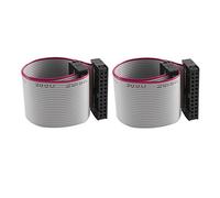 Aexit 2 Pcs FC-24 IDC 24Pin disco rigido prolunga dati cavo piatto cavo connettore 20cm lungo per scheda madre ID: 727987
