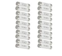 Aexit 20 Pcs 500V 8A Cylinder Cap Fusibili rapidi in ceramica 10x38mm ID: 147160