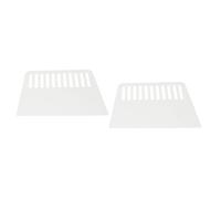 Aexit 2pcs 5' 'Trapezoidale in plastica trasparente per rimuovere la vernice Carta da parati Raschietto per stucco bianco ID: 517444