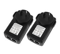 Aexit 2PCS AU Plug DC 24V 1A POE Injector Alimentatore Wireless AP Ethernet Adapter (8e163c76133fea1a8864b4b8d2de6be8)