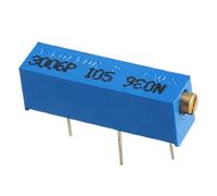 Aexit 3006P-1-105 Potenziometro per trimmer Cermet da 1M ohm 15 Giri 25 pz (3d0b4a0565d08f45ad7252191c35f75c)