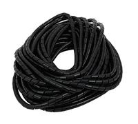 Aexit 30M Lunghezza 8mm Dia Cavo flessibile Avvolgicavo Spirale Tubo passacavo ner-o ID: 662488