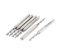 Aexit 38mm Lunghezza 1.6mm x 12mm PCB CNC Punte da trapano incisione tono argento 6 pz ID: 139456