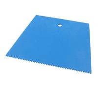 Aexit 4.5' 'Lungo 3.3' 'Largo 2mm di spessore Trapezoidale Vernice plastica Vernice per dolci Pasta pastosa Raschietto Stucco spatola blu ID: 505318