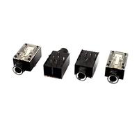Aexit 4Pcs 7Pin 6,35mm Presa Jack stereo per montaggio a pannello PCB per cuffie ID: 452123