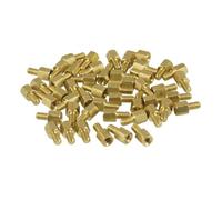 Aexit 50 Pz. Viti per PCB in ottone Distanziatori esagonali M3 maschio x M3 femmina 5mm ID: 851397