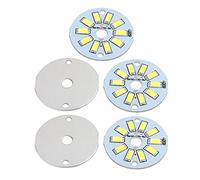 Aexit 5pcs 35mm Dia 5W 10 LED 5730 SMD Pure White LED Plafoniera in alluminio ID: 146070