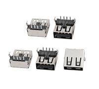 Aexit 5pcs USB 2.0 Tipo-A 90 gradi femmina Jack storto piedino PCB presa ID: 635587