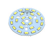 Aexit 60mm Dia 12W 24 LED 5730 SMD Pure White LED Plafoniera da soffitto in alluminio ID: 848126