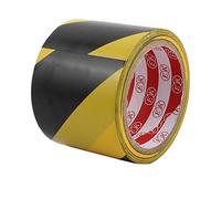 Aexit 80mm x 17M Segnale di avvertimento per la marcatura del limite del pavimento a strisce in PVC ner-o giallo ID: 941835