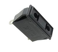 Aexit AC 250V 10A Rettangolare US 2 Terminale Presa di corrente con spina europea Convertitore ner-o (209538d89e79042673e1a207f86a89dd)