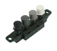 Aexit AC 250V / 125V 1A 4 tasti Interruttore a pulsante per ventilatore ID: 179467
