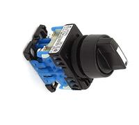 Aexit AR22PR-3 22mm montaggio a pannello 2NC DPST 3 posizioni selettore rotativo ID: 420547