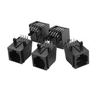 Aexit Connettori per prese per circuiti stampati di rete modulare RJ45 da 5 pezzi 5721-8P8C ID: 367074