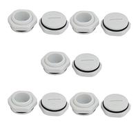 Aexit Coperchio tappo vite a vite filettato maschio in nylon PG16 grigio 10 pezzi ID: 707141