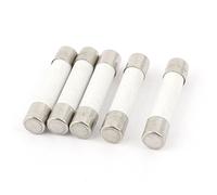 Aexit Fusibili tubolari cilindrici in ceramica a taglio lento da 5 pezzi AC 250 V 20 A 6,35 x 32 mm (6f230d3b848fd1d880ed047672a51a48)
