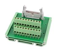 Aexit IDC20 20pin Header Breakout Board Morsettiera Connettore PLC Interfaccia adattatore w Frame ID: 582683