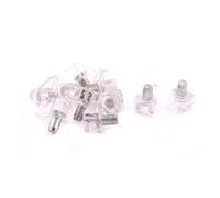 Aexit L'attaccapanni da cucina 5mm in metallo con borchie a perno in plastica trasparente supporta supporti perni 10pcs ID: 817232