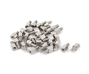 Aexit M3 x 5mm + 5mm Supporti esagonali esagonali Dadi distanziatori per dadi da circuito stampato 30 pz ID: 943607