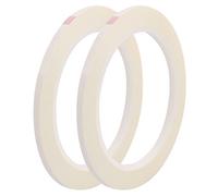Aexit Nastro di marcatura Easy-Clear adesivo trasparente monocromatico 5mm x 66m bianco latte 2Pcs ID: 410553