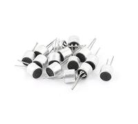 Aexit Pick-up per condensatore con microfono Electret da 15 pezzi 6mm x 5mm ID: 181327