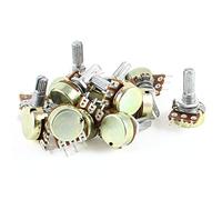 Aexit Potenziometro a cono C-o-ni-co C-o-ni-co zigrinato 12 pz AC 220V Singolo 50K Ohm B50K ID: 453010