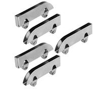 Aexit Pulire la puleggia 5pcs del rullo scorrevole del rullo di vetro 'acciaio inossidabile della vetrina del Governo ID: 496408