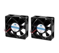 Aexit Ventola di raffreddamento per ventola senza spazzole 70 x 70 x 25 mm DC 12V per computer Case CPU Black 2Pcs ID: 925993