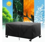 AEXOIO 80x60x54cm/LxPxA Copertura Mobili Da Giardino Su Misura,Coperture per Mobili Da Giardino Impermeabili Resistenti, Panno Oxford 420d Copritavolo Da Esterno Impermeabile Rettangolare