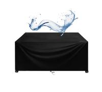 AEXOIO Copertura per Tavolo Da Giardino Impermeabile 150x50x100cm/LxWxH Coperture per Tavoli Da Giardino Esterno,420d Oxford Copritavolo Tavolo per Cortile Tavoli Sedie Anti-Uv