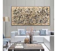 AEXOIO Jackson Pollock Famosi dipinti astratti d'autunno, stampe su tela, quadri da parete per la decorazione del soggiorno 75x180cm/30x71in