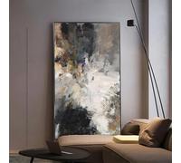 AEXOIO Quadri su tela in bianco e nero, dipinti murali astratti, decorazioni per la camera da letto, poster moderni, stampe, quadri, decorazioni per la stanza 80x185cm/31x73in