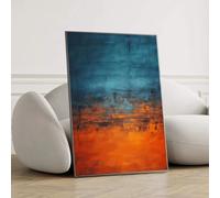 AEXOIO Quadro su tela colorato astratto scandinavo di Mark Rothko per camera da letto, soggiorno, poster moderno, stampe artistiche da parete, decorazione (80x100 cm/31x39 pollici/senza cornice)