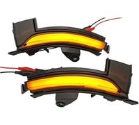 Aextroi Spia luminosa dello specchietto retrovisore Spia luminosa specchietto per Skoda per KODIAQ per KAROQ 2016-2020(With Cameras Smoke)