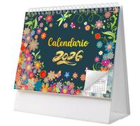 AEYAKA Calendario da Tavolo 2026 Calendario Settembre 2025 a Dicembre 2026, 20 x 20.5 cm, Italiano C08