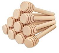 Aeyistry 10 mini bastoncini per miele da 7,6 cm, per compleanni, matrimoni, Natale, bomboniere, regali fai da te