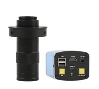 AF Autofocus Misurazione Video Microscopio HDMI Fotocamera 1080P Zoom C Obiettivo For Ispezione Didattica Industriale Preciso Chiaro(With 10-130X Lens)