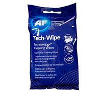 AF Tech Wipes - 25 Pre Moistened Screen, Phone & Technology Cleaning Wipes MTW025P