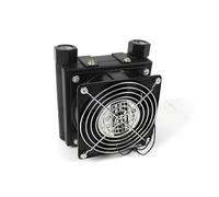 AF0510T-CA Mini 5L/Min Dispositivo di raffreddamento aria Radiatore idraulico Raffreddato ad aria Radiatore olio Scambiatore di calore for idraulico CNC Alte prestazioni(1/2",DC12V)