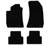 AF08-1 Set Tappetini Velluto STREAK Bianco per Alfa Romeo 159 2005-2008 prima de